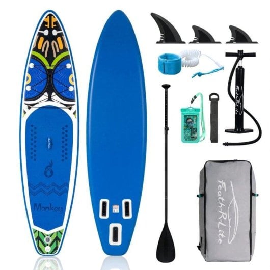 Funwater SUP-Board 335x83x15 cm mit Zubehör