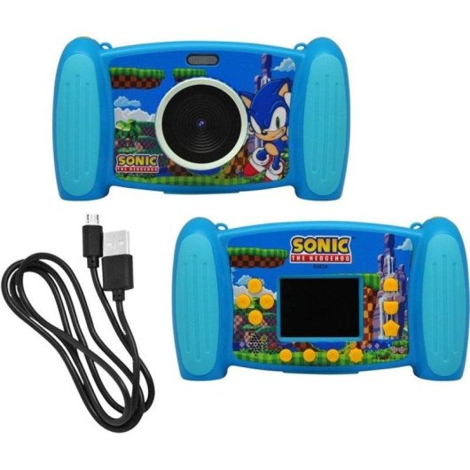 Fotocamera Compatta Kids Licensing Sonic The Hedgehog 5MP Zoom 4x Blu