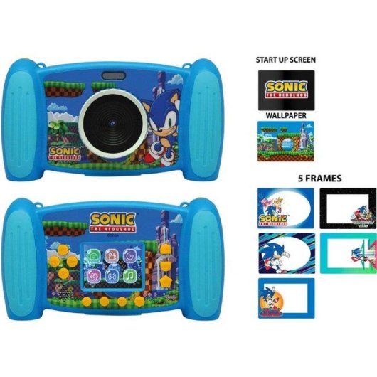 Fotocamera Compatta Kids Licensing Sonic The Hedgehog 5MP Zoom 4x Blu