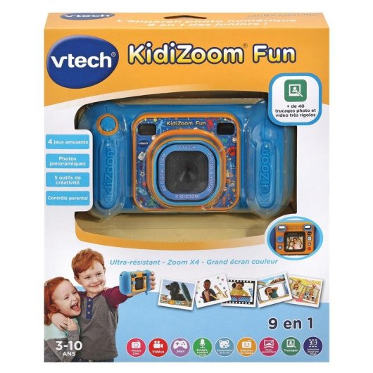 Câmara Compacta VTech Kidizoom Fun 9-em-1 2MP Zoom 4x Azul