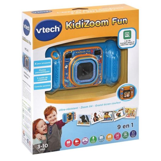 Câmara Compacta VTech Kidizoom Fun 9-em-1 2MP Zoom 4x Azul