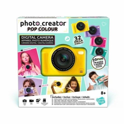 Fotocamera Compatta Canal Toys Photo Creator Mini 32MP 32GB USB-C Gialla