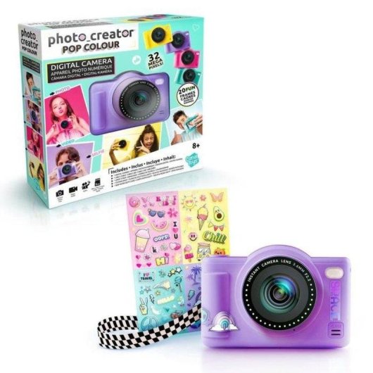 Fotocamera Compatta Canal Toys Photo Creator Pop 32MP Schermo 2,4" Viola