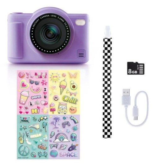 Fotocamera Compatta Canal Toys Photo Creator Pop 32MP Schermo 2,4" Viola