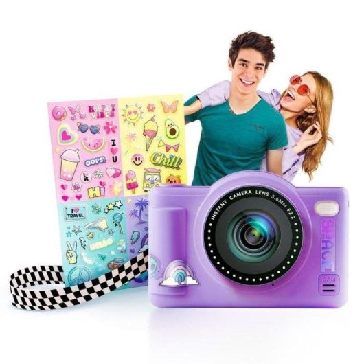 Fotocamera Compatta Canal Toys Photo Creator Pop 32MP Schermo 2,4" Viola