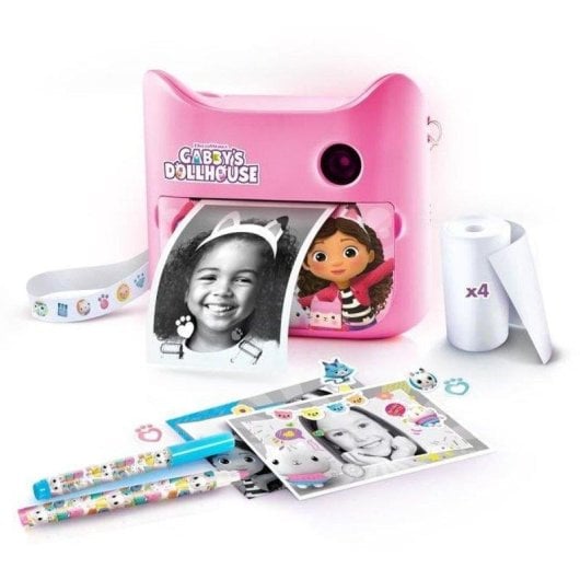 Caméra Instantanée Canal Toys Gabby’s Dollhouse Flash Rechargeable Rose