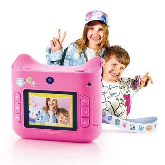 Caméra Instantanée Canal Toys Gabby’s Dollhouse Flash Rechargeable Rose