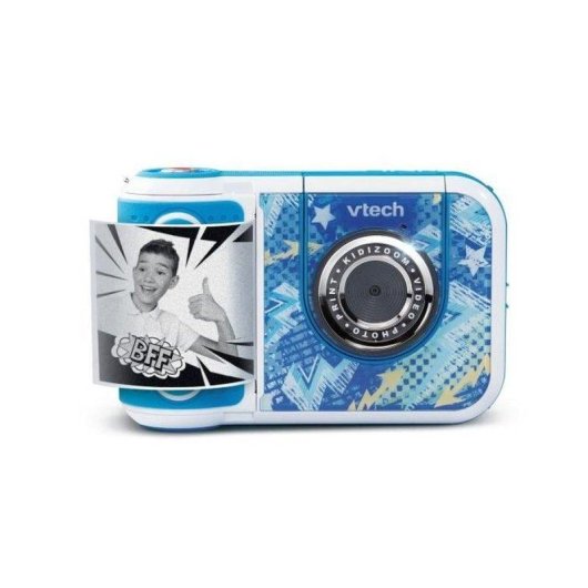 Cámara instantánea VTech Kidizoom Print Cam Graffiti Impresora Térmica Azul