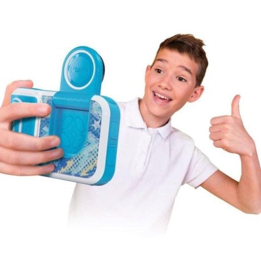 Cámara instantánea VTech Kidizoom Print Cam Graffiti Impresora Térmica Azul