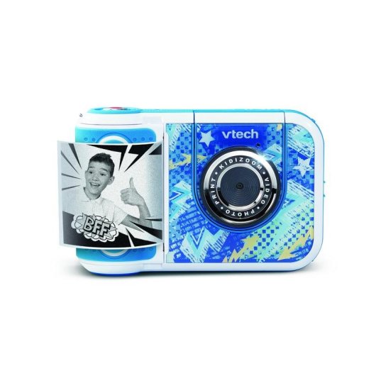 Cámara instantánea VTech Kidizoom Print Cam Graffiti Impresora Térmica Azul