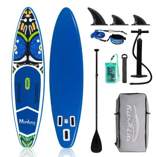 Aufblasbares SUP-Board Funwater SUPFR02E 350x84 cm Blau