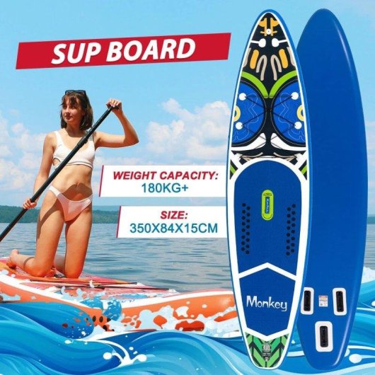 Aufblasbares SUP-Board Funwater SUPFR02E 350x84 cm Blau