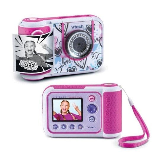 Cámara instantánea VTech KidiZoom Print Cam 5 MP impresión térmica rosa