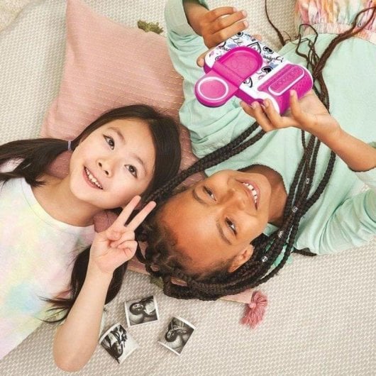 Cámara instantánea VTech KidiZoom Print Cam 5 MP impresión térmica rosa