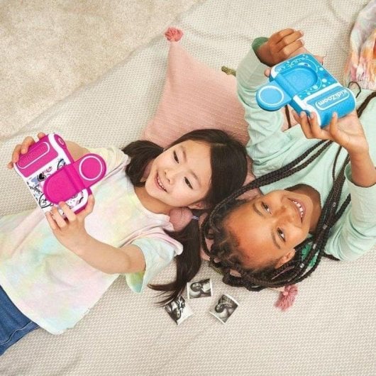 Cámara instantánea VTech KidiZoom Print Cam 5 MP impresión térmica rosa
