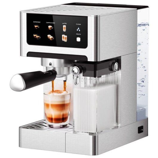 Cafetera Espresso Airmsen Bcm2308 1,8 L 20 Bares con espumador automático