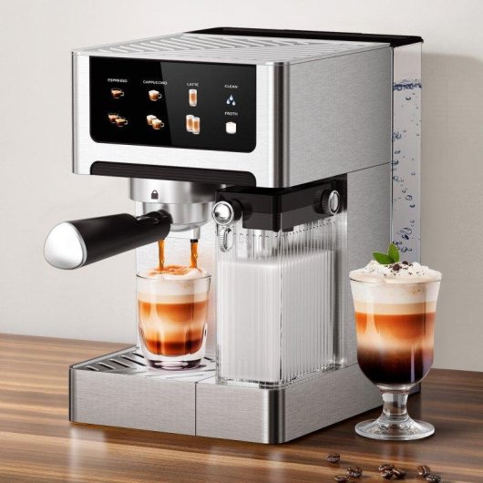 Cafetera Espresso Airmsen Bcm2308 1,8 L 20 Bares con espumador automático