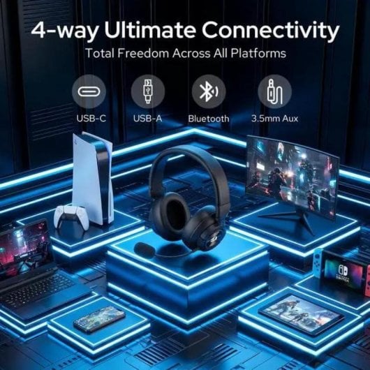 Casque Redragon Spectra Pro sans fil Bluetooth USB 7.1 Surround Noir