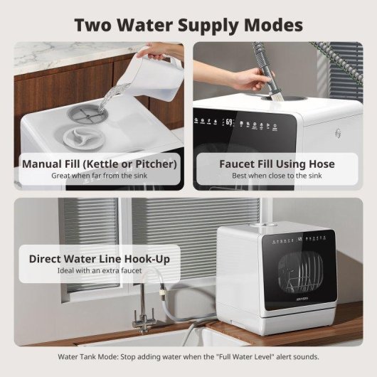 Lavavajillas Airmsen Tdqr09a 3 Servicios 5L con sistema ablandador agua