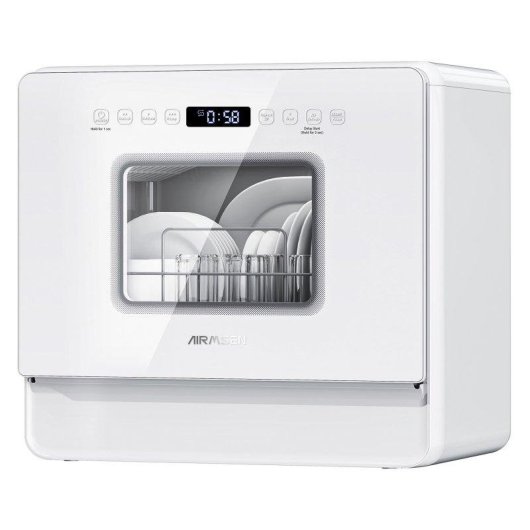 Lavavajillas Airmsen Mini 40 servicios A con 7 programas y función aire fresco