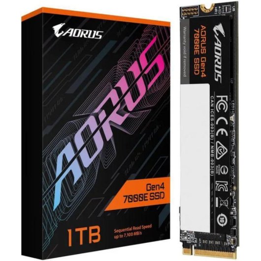 Disque Dur GIGABYTE AORUS Gen4 7000E 1TB SSD M.2 PCIe 4.0 7100MB/s