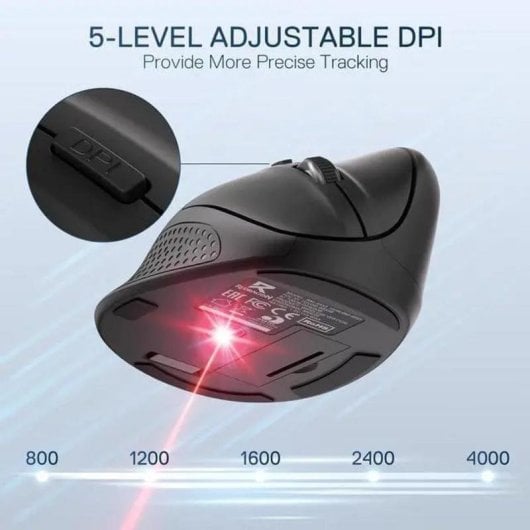 Souris Redragon BM-4033 Verticale Sans Fil 2.4GHz 4000 DPI Noir Ergonomique