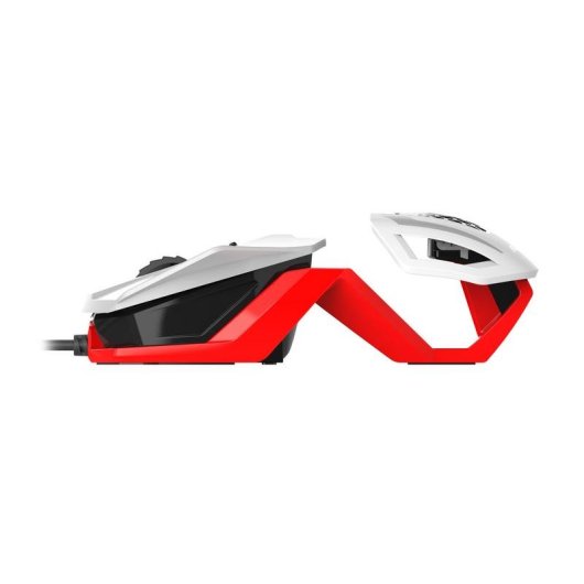 Ratón Mad Catz R.A.T.1 USB 3500 DPI Ambidextre Noir Rouge Blanc
