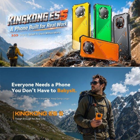 Cubot Kingkong ES 5 4G 6GB 128GB 6.88" Gelb