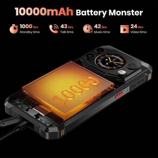 Fossibot F117 4G 8GB 256GB 6.75" Nero