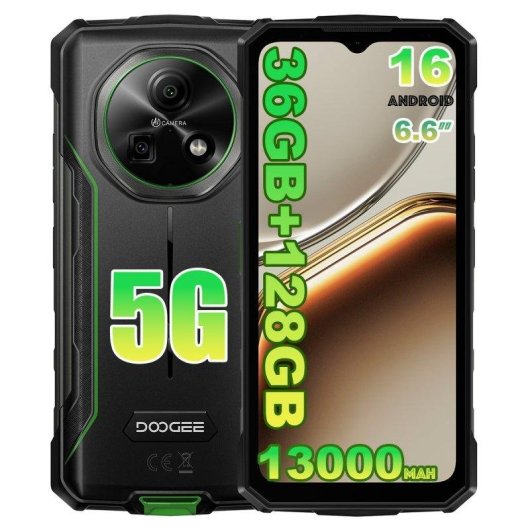 Doogee Fire 7 5G 6GB 128GB 6.6" Vert