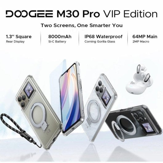 Doogee M30 Pro VIP Edition 4G 6GB 256GB 6.88" Cinzento