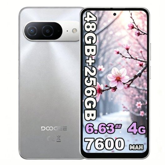 Doogee B10 4G Preto 6.63" 6GB 256GB Câmara 64MP