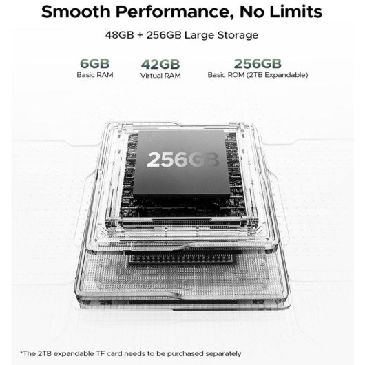 Doogee B10 4G Preto 6.63" 6GB 256GB Câmara 64MP