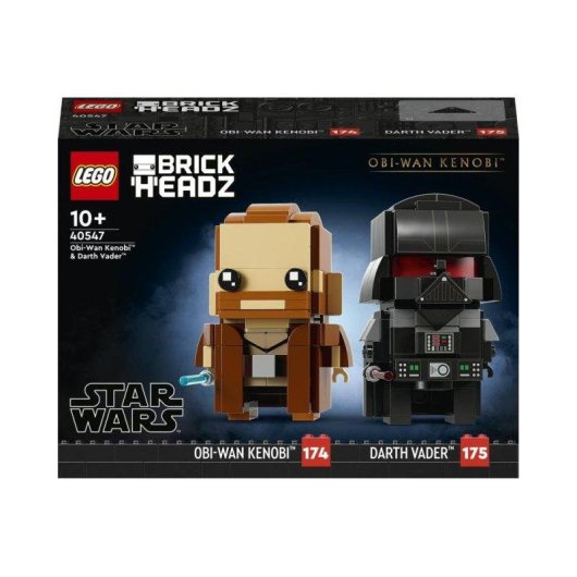 LEGO BrickHeadz Obi-Wan Kenobi y Darth Vader 40547 260 piezas