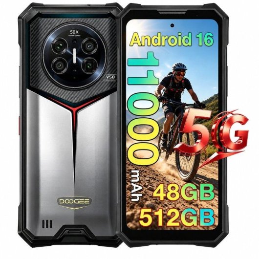 Doogee V50 5G 12GB 512GB 6.78" Grigio