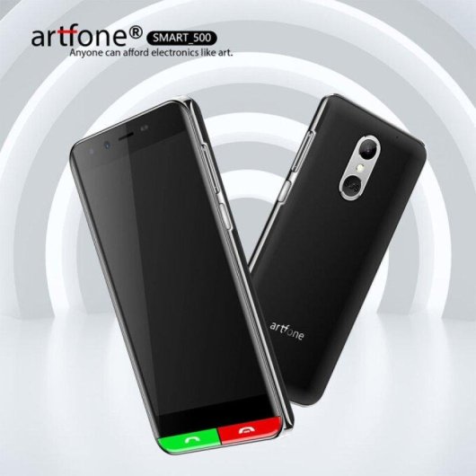 Artfone Smart500 4G 5" Android 12 Bouton SOS Base de Charge