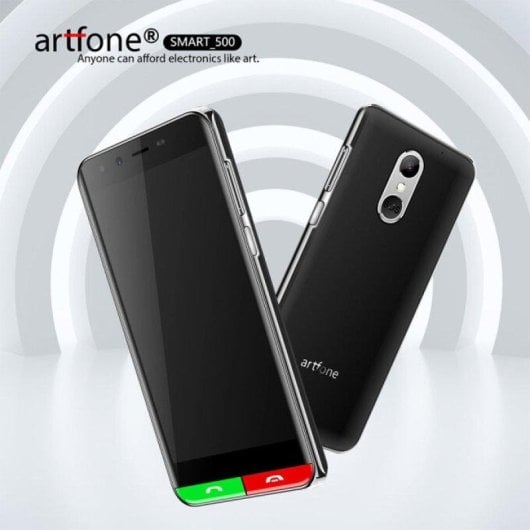 Artfone Smart500 4G 5 Pollici Android 12 Pulsante SOS Base di Ricarica