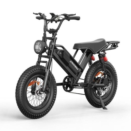Bicicleta Elétrica Rolipo M7 750W Suspensão Dupla Fat Tire 20"
