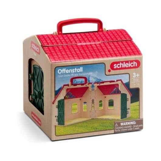 Fazenda Portátil Dobrável Schleich Farm World 72341 Multicor