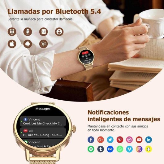 SMARTWATCH MAOO Ventura, argento