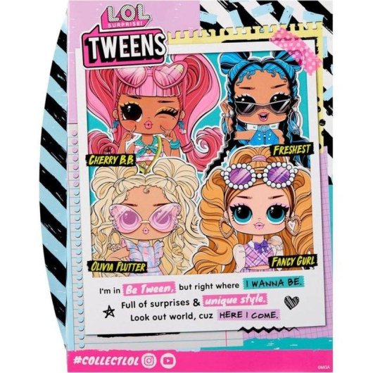 Muñeca L.O.L. Surprise! Tweens Freshest Core Doll 17 cm con 10 Sorpresas