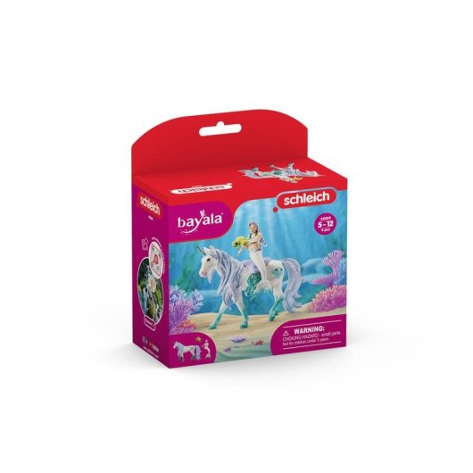 Spielfigur Schleich Bayala 42509 Meerjungfrau auf Perlmutt-Einhorn