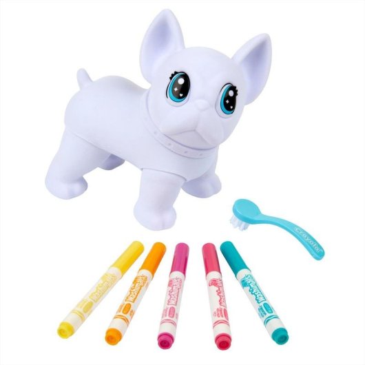 Jugouet Crayola Washimals Chien Lavable 5 Feutres + Brosse