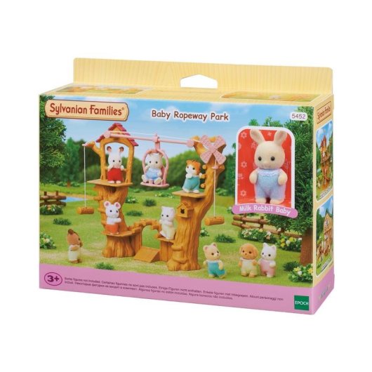 Spielset Sylvanian Families Baby Tirolina mit Henry Kaninchen Creme 5452