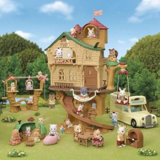 Spielset Sylvanian Families Baby Tirolina mit Henry Kaninchen Creme 5452