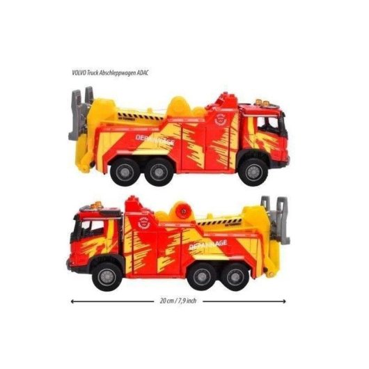 Majorette Volvo Abschleppwagen 1/43 Mit Offener Treppe, Sirenen und Leuchten