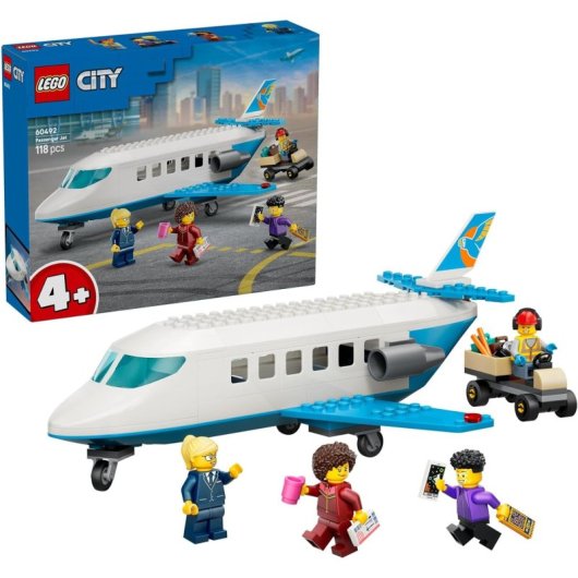 LEGO City Touristenflugzeug 60492 118 Teile