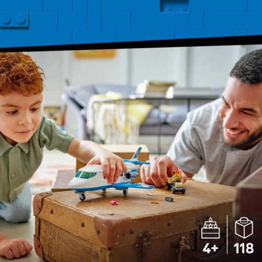 LEGO City Touristenflugzeug 60492 118 Teile