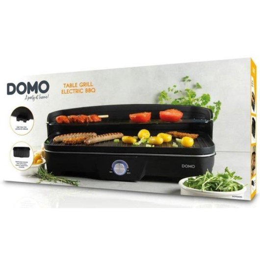 Elektrogrill Domo DO9260G 2200W Non-Stick-Platte 50x25cm
