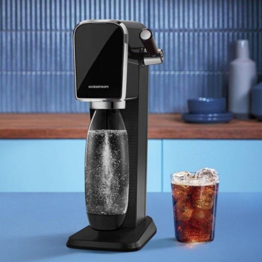 SodaStream Art Carbonatador com Garrafa 1L Sem BPA e Cilindro CO2 60L